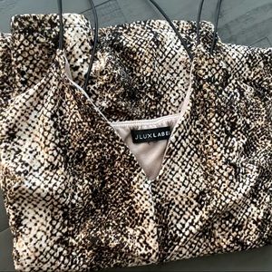 JLUXLABEL DIAGONAL STRAP DRESS